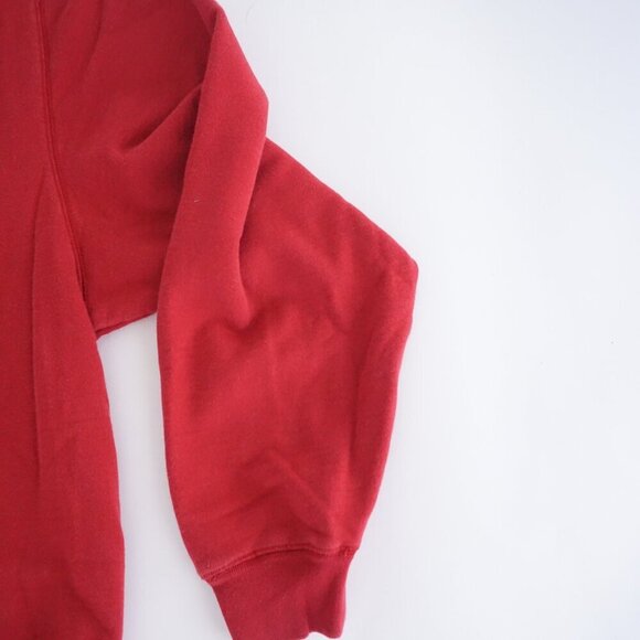 90S Wind River Outfitters Canada Embroidered Moose Red 100% Cotton Crewneck XXL - Picture 9 of 9